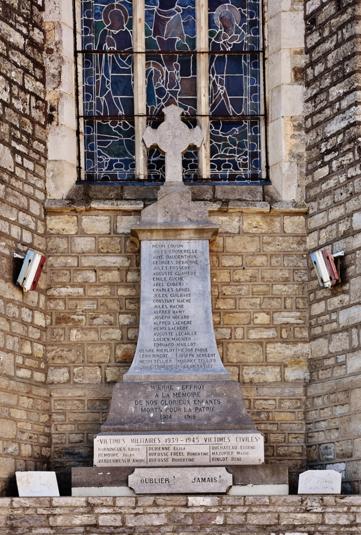 Monument-aux-Morts - Wierre-Effroy