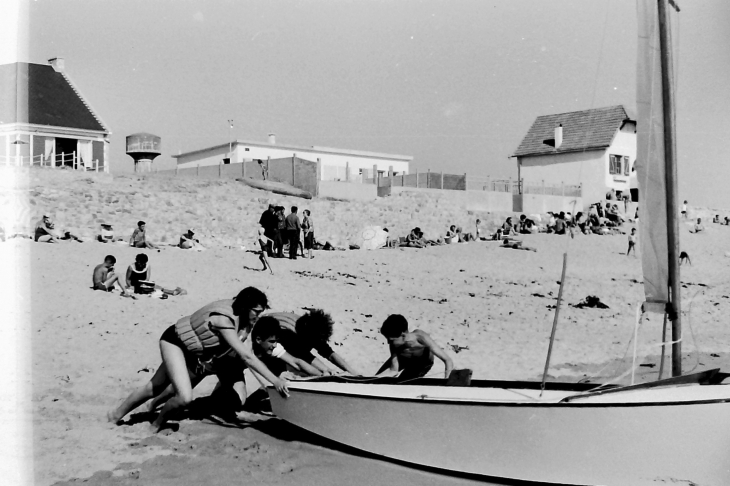 Plage Valentin vers 1960 - Batz-sur-Mer