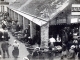 Le Marché, vers 1906 (carte postale ancienne).