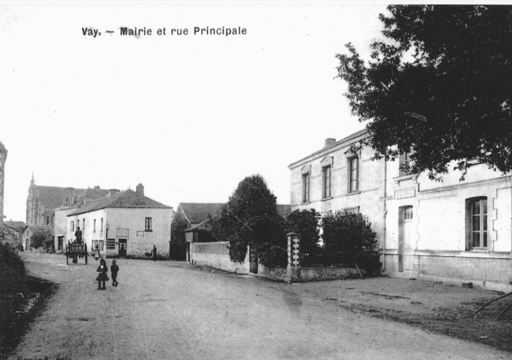 Ancienne ecole piblic+mairie année 1950 - Vay