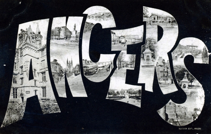 Vers 1910 (carte postale ancienne). - Angers