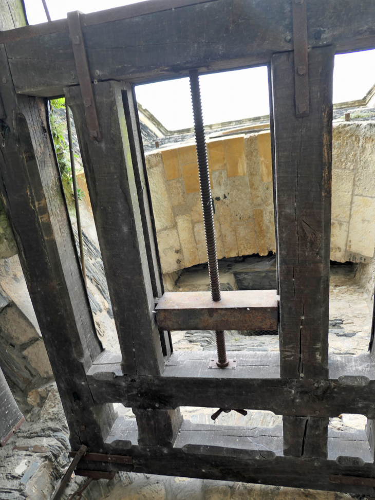 Le château : pont levis - Angers