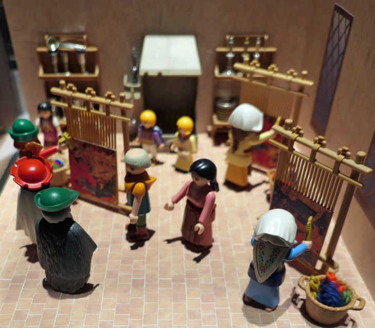 La tapisserie expliquée aux enfants : le tissage - Angers