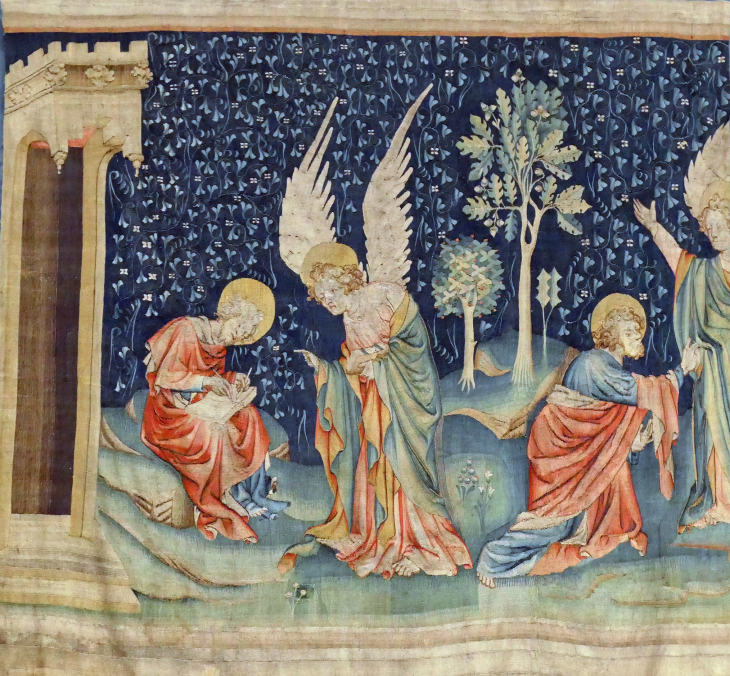 La tenture de l'Apocalypse : Les 7 coupes Saint Jean et l'Ange - Angers