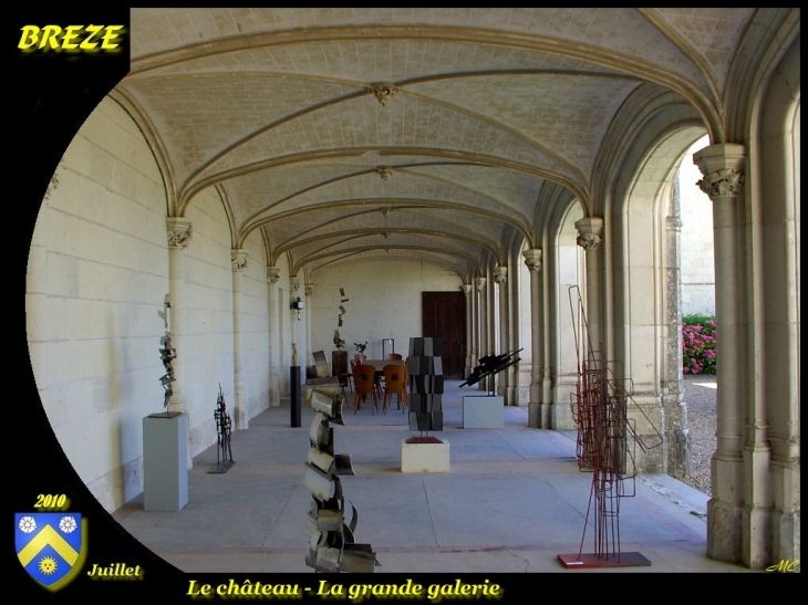 Le chateau - La grande galerie - Brézé