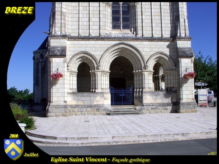 Eglise Saint Vincent - Brézé