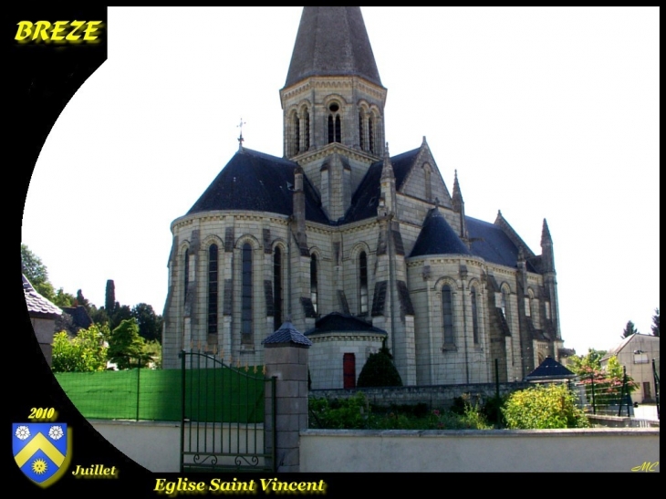 Eglise Saint Vincent - Brézé