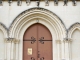 Le portail de l'église Sainte Radegonde.
