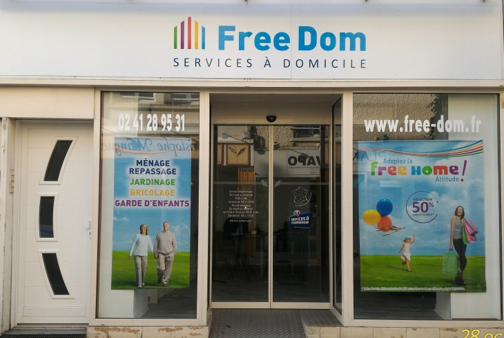 Vitrine Free Dom Cholet service à domicile