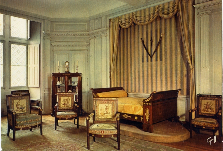 Château de Plessis-Bourré - La Chambre du Maréchal Soult (carte postale de 1980) - Écuillé