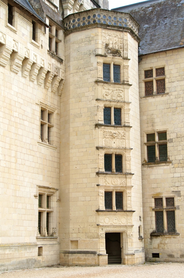 La Tour renaissance du château. - Montsoreau