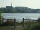 Photo suivante de Pouancé En marchant autour de l'étang...le clocher de Saint Aubin