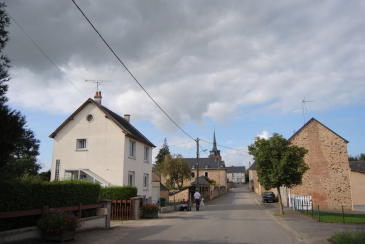 Une avenue - Beaulieu-sur-Oudon