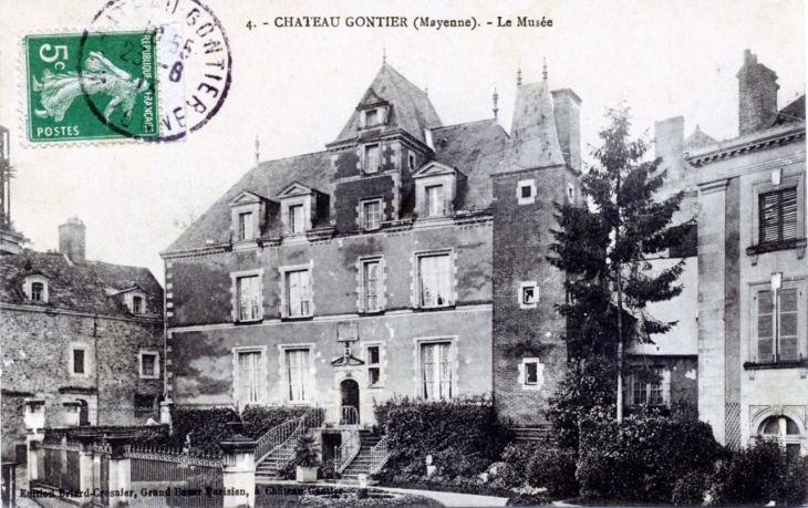 Le Musée, vers 1913 (carte postale ancienne). - Château-Gontier
