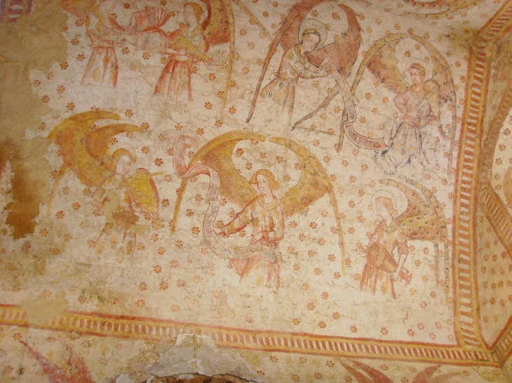 Peintures de l'église - Cossé-en-Champagne