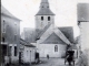 L'église, vers 1921 (carte postale ancienne).