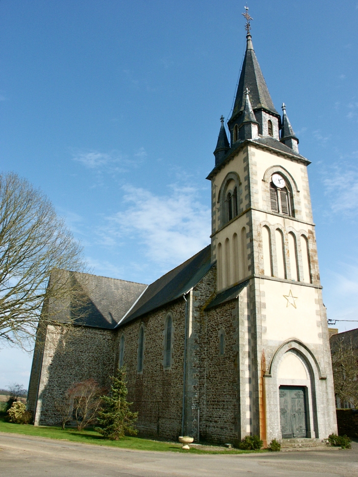 Eglise de la Sainte Vierge du XIXe siècle. - La Haie-Traversaine