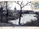Pont et Basilique d'Avesnières, vers 1905 (carte postale ancienne).
