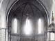 intérieur de l'église, vers 1914 (carte postale ancienne).