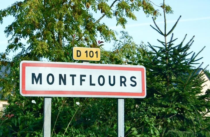 Autrefois : le village tirerait son origine du latin  - Montflours