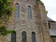 Le chevet de l'église de l'abbaye de Clermont.