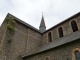Le chevet et le transept de l'église de l'abbaye de Clermont.