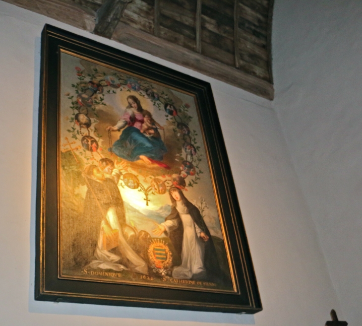 Tableau du rosaire 1622 - Parné-sur-Roc