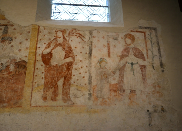 Les fresques de l'église Saint Pierre - Parné-sur-Roc
