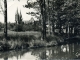 L'étang et la Basilique (carte postale de 1960)