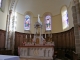 Le choeur de l'église Saint Hippolyte.