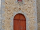 L'église de la Chapelle-au-Grain : le portail.