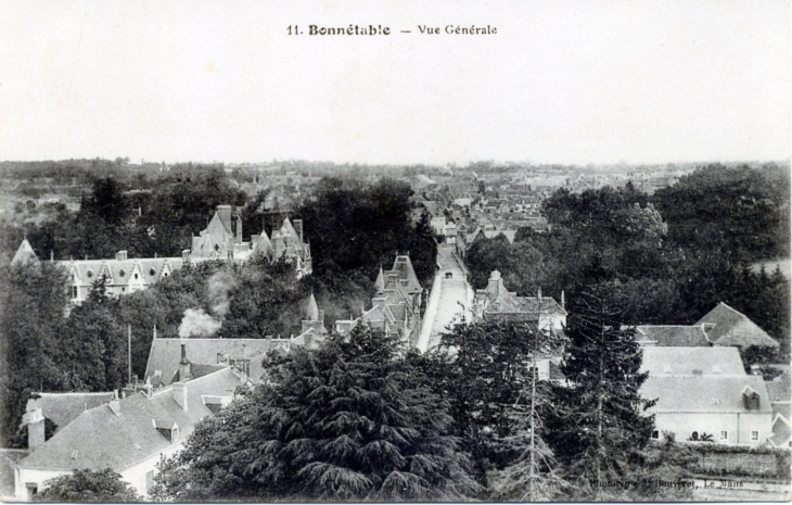Vue générale, vers 1916 (carte postale ancienne). - Bonnétable