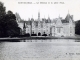 Le Château et la pièce d'eau, vers 1915 (carte postale ancienne).