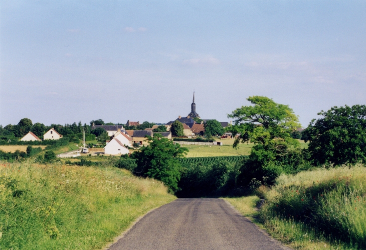 Vue sur le bourg - Domfront-en-Champagne