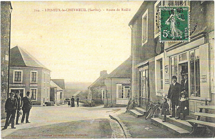 Route de Ruillé (Hier) - Épineu-le-Chevreuil