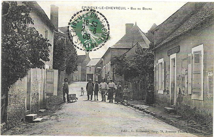 Bas du Bourg (Hier) - Épineu-le-Chevreuil