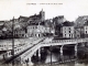Le Pont en X et le Vieux Mans, vers 1915 (carte postale ancienne).