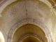 Eglise Saint Nicolas : le plafond de la nef unique.