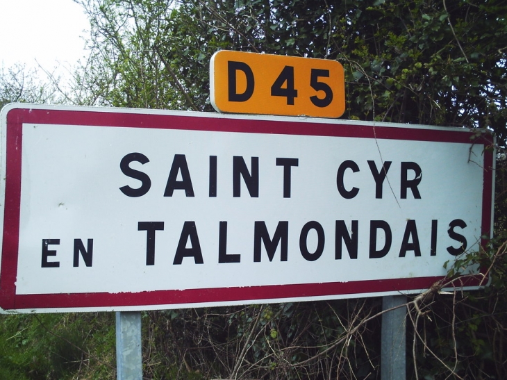 Panneau - Saint-Cyr-en-Talmondais