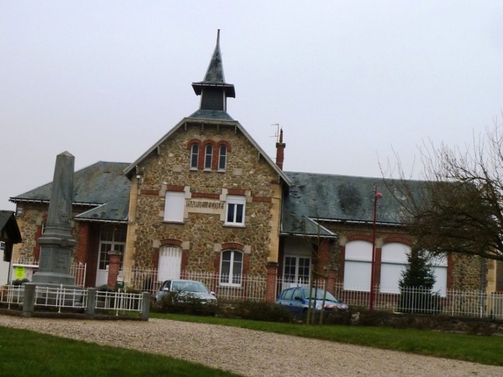 La mairie-école - Aguilcourt