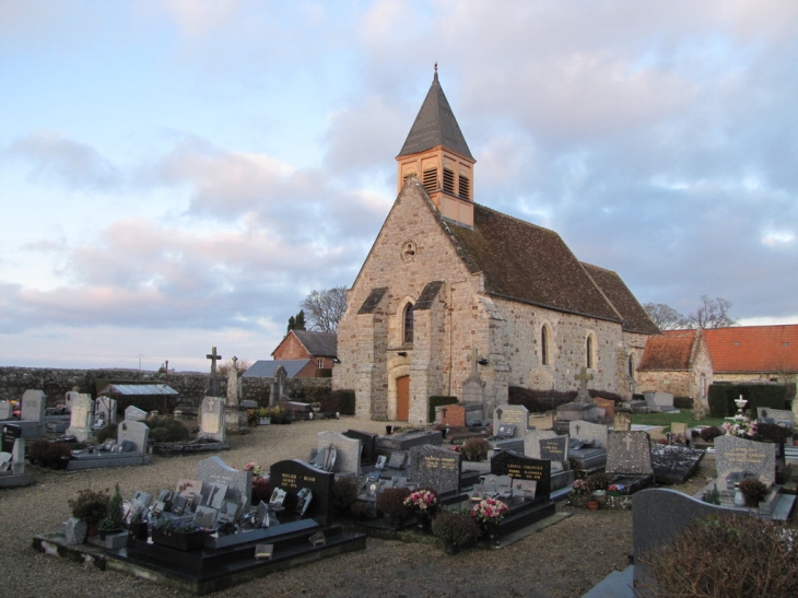 Eglise le jour - Cerny-lès-Bucy