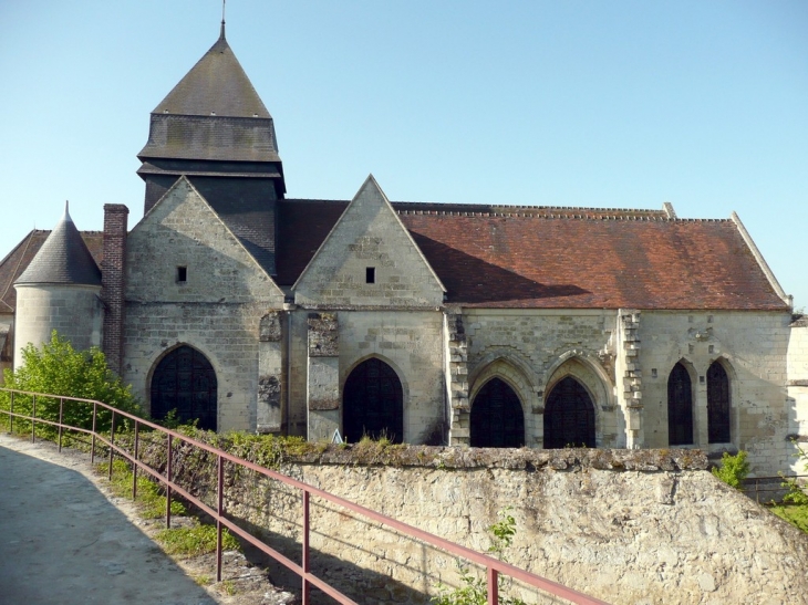 L'église St Gervais - Coucy-le-Château-Auffrique