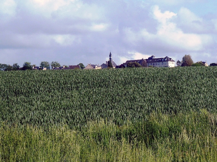Vue sur la ville - Coucy-le-Château-Auffrique
