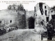 La france reconquise (1917) - Entrée de la ville, porte de Soissons, vers 1918 (carte postale ancienne).