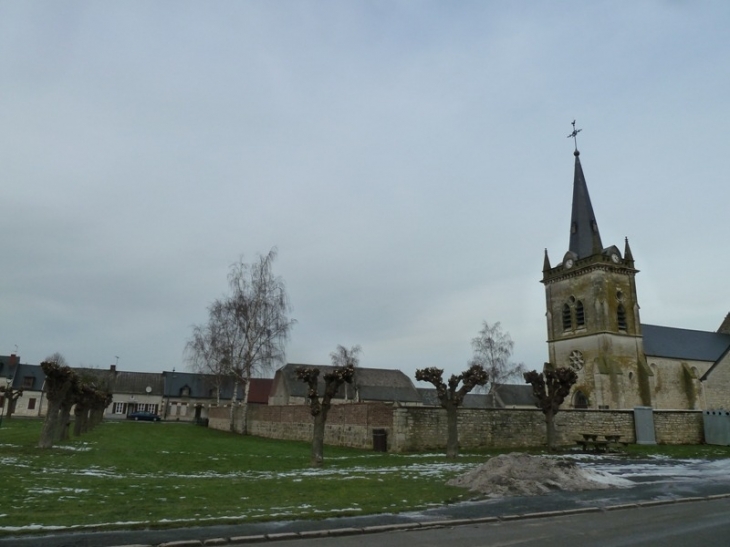 Place de l'église - Dizy-le-Gros