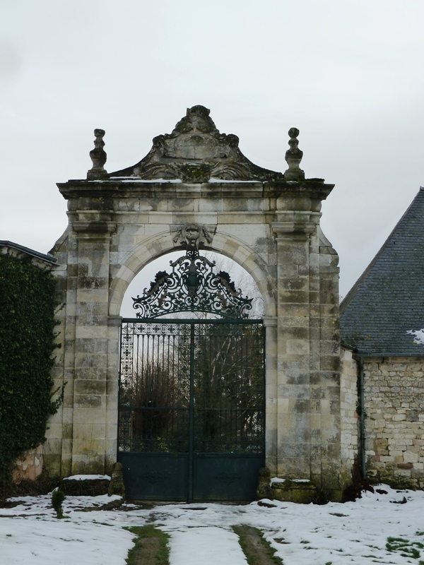L'entrée du château - Dizy-le-Gros
