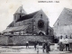 L'église, vers 1912 (carte postale ancienne).