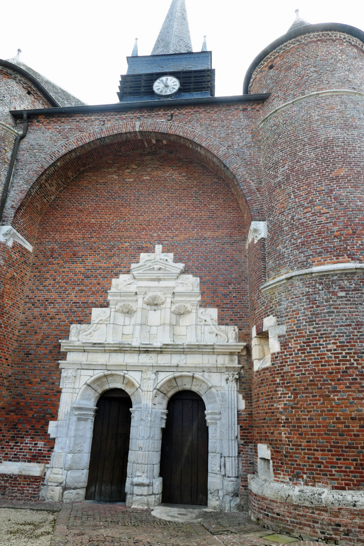 La porte de l'église Saint Médard - Parfondeval