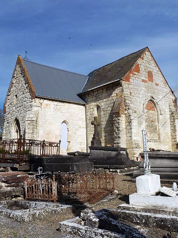 Pontsericourt l'église - Tavaux-et-Pontséricourt