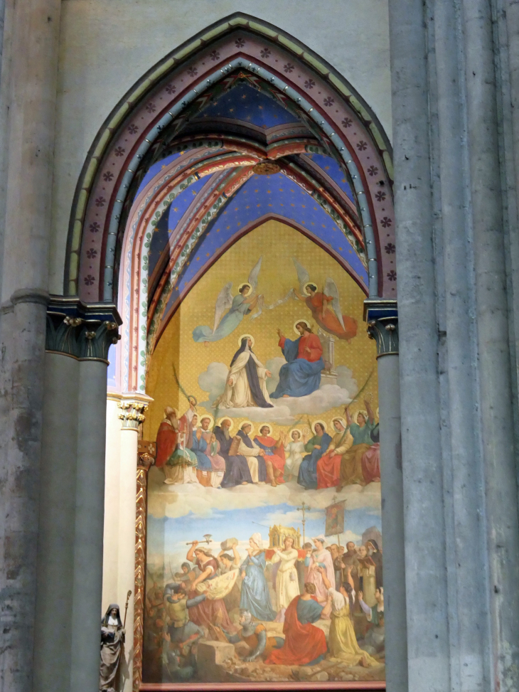 La cathédrale : chapelle Sainte Angradème - Beauvais